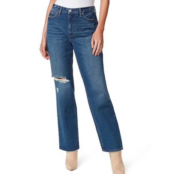 NWT Jessica Simpson
Sweet Slouchy Straight Leg High Rise Jeans - Picture 1 of 12